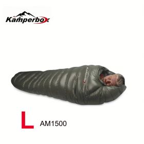 Kamperbox Outdoor Down Sleeping Bag Winter Warm And Waterproof Outdoor Sleeping Bag Camping Tourism Down Sleeping Bag