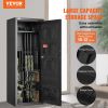 VEVOR 10-12 Rifles Gun Safe, Rifle Safe with Lock & Digital Keypad, Quick Access Tall Gun Storage Cabinet with Removable Shelf