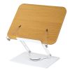 Book Stand for Reading, Adjustable Book Holder with 360° Swivel Base